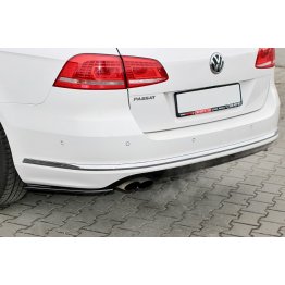 Накладки сплиттеры боковые на задний бампер на Volkswagen Passat B7 R-Line